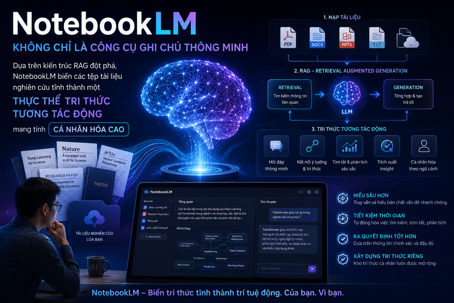NotebookLM: Xây Dựng "Bộ Não Thứ Hai" Cho Giáo Dục STEM